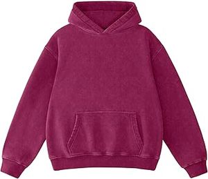 Sudaderas con capucha de lavado ácido informales de invierno para hombre, Color sólido, ajuste Regular, 100% algodón, forro polar, ecológico, secado rápido, alta calidad - Product Image 4