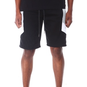 2024 hommes broderie personnalisée Tech polaire Sweat Shorts taille élastique cordon solide motif été Streetwear avec poches latérales - Product Image 6