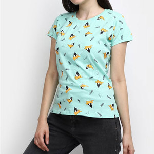 Camiseta ligera para mujer, camisetas personalizadas de Color para mujer, camiseta de manga corta de verano superventas - Product Image 2