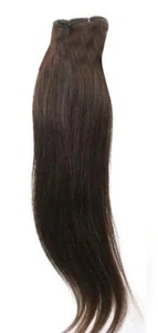 100% paquetes de máquina de trama doble natural cabello Remy recto indio venta directa de fábrica de La India - Product Image 5