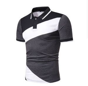 Nouvel arrivage de polo à manches courtes pour hommes de haute qualité 100% coton polyester respirant col tournant personnalisé XL OEM Styles imprimés - Product Image 2
