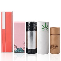 Flacon compte-gouttes cosmétique personnalisé en verre pour huile essentielle, sérum, crème, 1oz, 2oz, 3oz, 4oz, avec bouchon rechargeable et tube