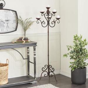 Affordable Metal Candle Holder Premium Design Black Powder Coted Shiny Finished Candle Holder at Available Low Rate - Product Image 3