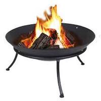 Brasero extérieur en fer noir de taille personnalisée, chauffage au bois, sans fumée, écologique, 10000-14999 BTU, finition thermolaquée