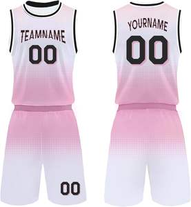 Maillot de basket-ball réversible personnalisé ensemble d'uniformes unisexe pour hommes femmes dernier modèle imprimé Technics uniforme grande taille respirant - Product Image 3