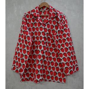 Ensemble de pyjama pour femmes en coton indien à imprimé floral, respirant, doux, décontracté, de luxe, en gros - Product Image 6