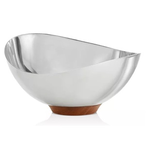 Bols en aluminium à base décorée naturellement, couleur nickel, pour cadeaux, avec matériaux personnalisables – Vente chaude - Product Image 6