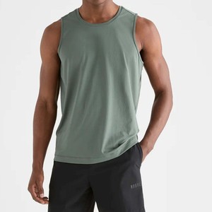 <b>Men</b> <b>tank</b> <b>top</b> <b>Men</b> Solid Color Breathable <b>Tank</b> <b>Top</b> O-Neck Casual Knitted Sleeveless Vest Green cheap rate lightweight <b>men</b> <b>tank</b> <b>top</b> - Product Image 6