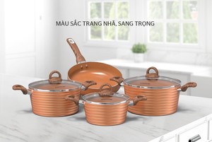 Nouveau design Promotion Ensemble de pots en céramique à fond d'induction Sunhouse Meilleur prix pour le marché mondial Fabricant vietnamien Vente en gros - Product Image 5