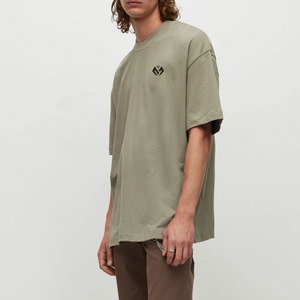 Camiseta de peso pesado de la mejor calidad Camiseta vintage con diseño de cuello redondo de algodón para hombre - Product Image 2