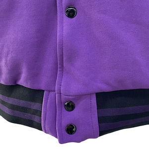 Chaqueta de béisbol de algodón con logotipo bordado para hombre, ropa de calle informal unisex, chaqueta con letras - Product Image 5