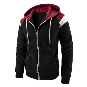 Vente en gros 100% polyester sweats à capuche pour hommes impression personnalisée motif sweats à fermeture éclair haute qualité polaire vierge sweats à capuche tailles USA - Product Image 3