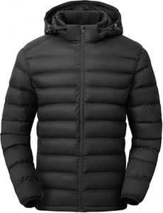 Abrigo de invierno de alta calidad para hombre, chaqueta ligera con capucha, chaqueta acolchada gruesa de burbujas para hombre - Product Image 3