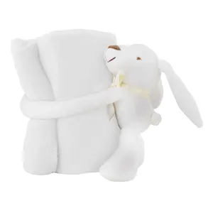 Gadget personalizzato con coperta in germanio a forma di coniglietto - Product Image 1
