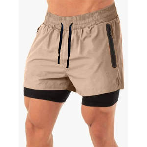 กางเกงขาสั้นลำลองสำหรับผู้ชายกางเกงขาสั้นสำหรับออกกำลังกายกางเกงขาสั้นสำหรับผู้ชายสีทึบทำจากผ้าฝ้าย100% - Product Image 1