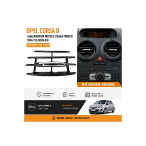 Rejillas de Ventilación y Cubiertas para Ventilación de Coche Vauxhall Corsa D, Paquete de 2, Acabado Níquel Medio, Producto Potente - Product Image 3