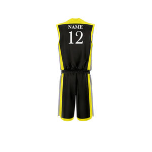 Ensembles de maillots de basket-ball respirants de haute qualité pour hommes uniformes de basket-ball imprimés en gros personnalisés grande taille disponible avec OEM - Product Image 6