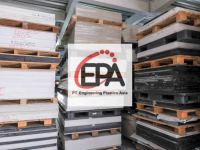Lámina de PP Gris de Grado Alimenticio, Resistente y Duradera, de 8 mm x 1 m x 2 m, para Paredes/Pisos/Techos de Cuartos Limpios, Antiestática y Resistente al Fuego