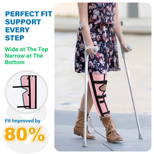 Custom Pink <b>Knee</b> Immobilizer Brace Leg Splint Adjustable Medical Support for Injury Recovery and Post Surgery - Product Image 4
