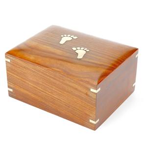 Urna de cremación decorativa Cenizas conmemorativas Urna de entierro JUEGO DE 4 Venta caliente Funeral Barato y Mejor Precio Madera tallada a mano - Product Image 2