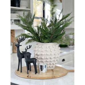 Estatuilla de Reno recubierta de latón macizo escultura Interior decorativo Navidad vacaciones artículos TCD decoraciones de Navidad - Product Image 3