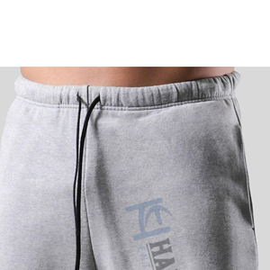 กางเกงขาสั้นผ้าฝ้ายโพลีเอสเตอร์สำหรับผู้ชาย,กางเกงขาสั้นสำหรับผู้ชายกางเกงขาสั้นสำหรับฝึกออกแบบโดยมืออาชีพกำหนดโลโก้และสีได้ตามต้องการ - Product Image 3