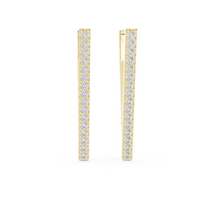 14K White Gold Round Cut Diamond Drop <b>Earrings</b> for Women Anniversary Gift Luxury Certified Bridal Wedding Elegant <b>Fine</b> Jewelery - Product Image 6