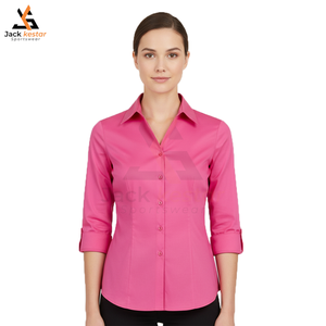 Chemise habillée boutonnée pour homme, dernière tendance, prix de gros, chemise habillée boutonnée de luxe, nouvelle chemise élégante pour homme, manches longues, coupe ajustée - Product Image 3