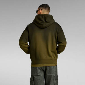 Sudadera con capucha de ropa de calle personalizada de último diseño, sudaderas con capucha desgastadas sin cuerda de lana en blanco Vintage de doble capa con lavado ácido Sun Faded - Product Image 3