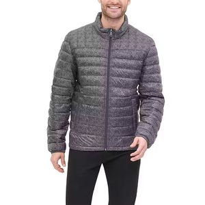 Veste matelassée en toile pour homme, style streetwear, hiver, manches longues, logo sur le devant, séchage rapide et respirante - Product Image 3