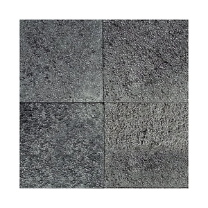 Vente en gros de blocs de pierre de lave noire naturelle Surface rugueuse pierre ponce de lave volcanique Prix d'usine - Product Image 5