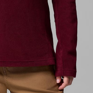 เสื้อสเวตเชิ้ตผ้าฟลีซสำหรับผู้หญิง แขนยาว / ดีไซน์สตรีทแวร์ทันสมัย พร้อมโลโก้แบบกำหนดเอง และดีไซน์คอปกซิปตั้ง - Product Image 4