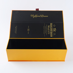Fabrication de boîtes cadeaux pour <span class=keywords><strong>vin</strong></span> en papier fantaisie de luxe personnalisées et bon marché, vente en gros de boîtes à <span class=keywords><strong>vin</strong></span> individuelles pliables en carton avec fermeture magnétique - Product Image 1