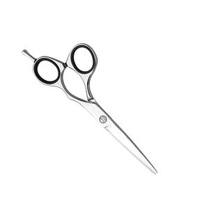 Ciseaux de coupe de cheveux de bébé professionnels ciseaux de salon de beauté à lame tranchante en acier inoxydable avec anneau en caoutchouc noir - Product Image 4