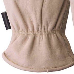 Precio al por mayor Guantes de conducción de cuero de oveja de piel de vaca Protección de alta calidad en la mano Guantes de cuero cálidos de invierno para hombres - Product Image 6