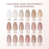 GULAURI Gelée de couleur nude Gelée saine rose nude Nouvelle tendance Vente chaude Gel UV professionnel pour la décoration des ongles pour salon de manucure
