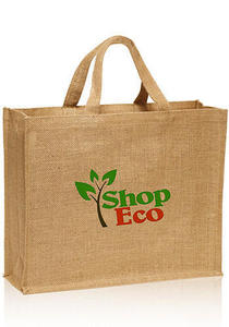 Hot Sale Custom Eco-Friendly <b>Burlap</b> Jute Printed Shopping Bag Viet Nam Factory Made Sustainable Shopping Bag - Product Image 3