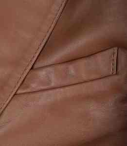<b>Men</b> Genuine Sheepskin <b>Leather</b> <b>Blazer</b> Lambskin Button Down Lined Jacket with Pockets for Business and Casual Wear - Product Image 5