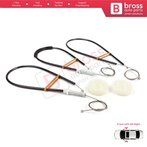 Juego de Reparación de Elevalunas BWR1055, Delantero Izquierdo o Derecho, para Roater 452 2003-2005 Coupé Convertible - Product Image 4