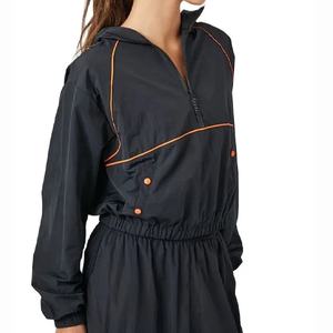 Vêtements décontractés de grande taille coupe-vent pour femmes, haut tendance, anti-rides, vente à chaud à bas prix, coupe-vent, survêtement sur mesure - Product Image 2