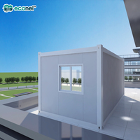 Petite maison portable personnalisable de luxe 20 pieds 40 pieds Conteneur modulaire détachable Maison mobile en acier Hôtels préfabriqués