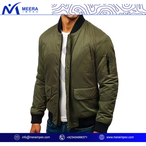 Chaqueta Bomber Personalizada con Cremallera Bordada para Hombre, Estilo Urbano, Resistente al Viento y al Agua, para Clubes e Identidad Corporativa - Product Image 3