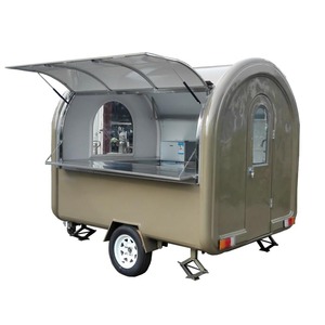 Carrito de Comida Móvil de Segunda Mano, Carrito de Venta Ambulante para Negocios de Snacks y Comida Rápida - Product Image 5
