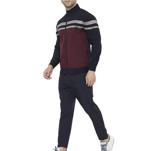 Logo de marque personnalisé 66% coton 34% polyester survêtement respirant survêtement à la mode pour homme - Product Image 4