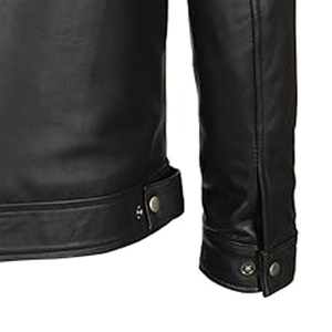 OEM Service Top Selling Customized Men's Black Leather <b>Jacket</b> High Quality Low MOQ Custom-Size Winter <b>Heated</b> Leather <b>Jackets</b> - Product Image 6