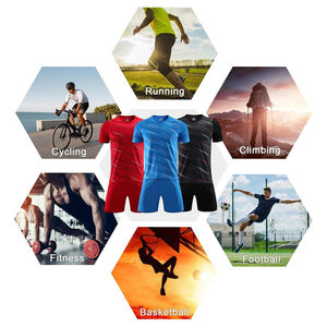 Uniforme de Fútbol Profesional, Camiseta y Pantalones Cortos de Fútbol de Alto Rendimiento para Deportes de Equipo y Entrenamiento - Product Image 5