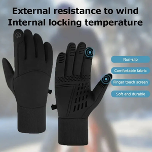 Gants d'hiver pour hommes et femmes résistants à l'eau et au vent, compatibles avec l'écran thermique pour la course à pied, la randonnée et le snowboard, cadeaux chauds - Product Image 2