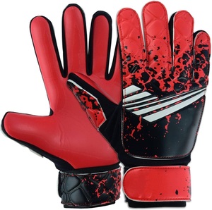 Gants de gardien de but de football américain pour enfants Garçons Enfants Jeunes Poignées solides Fermeture à lacets unisexe Protection du pouce des doigts - Product Image 1