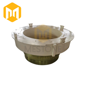 MSD-N23508503 Gruppo Ciotola in Acciaio Fuso per Frantoio a Cono HP3 HP4, Ricambio 1 Pezzo, Resistente all'Usura per Estrazione Mineraria - Product Image 1