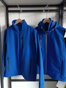 Logotipo personalizado Ropa de trabajo al aire libre Uniforme Soft Shell Impermeable A prueba de viento Chaqueta de trabajo de tela impermeable - Product Image 5